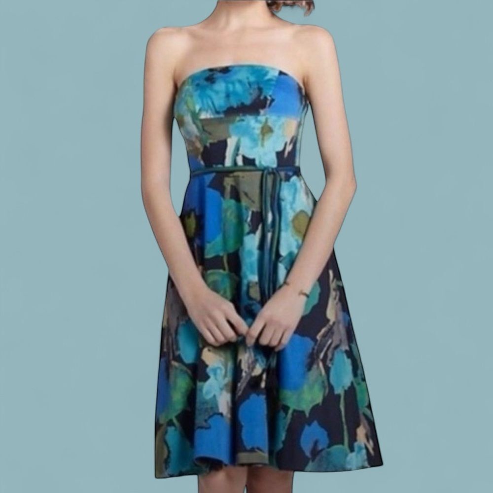 Anthropologie Vanessa Virginia colorful party dress